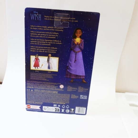Mattel Disney's Wish Singing Asha of Rosas Fashion Doll & Star Figure New.3+ NIP - Picture 6 of 8